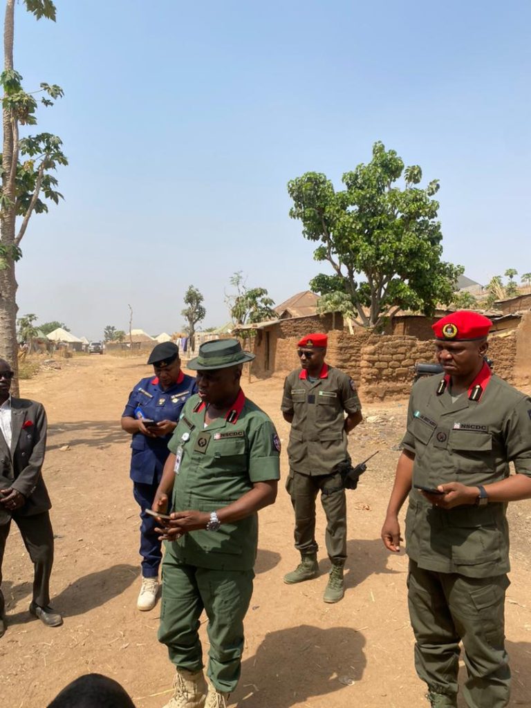 NSSRCC COMMANDER, RABIU I. MUHAMMED (Ph.D) Esq. visits to Tsangayar Sani Uthman Kuchibuyi, Bwari